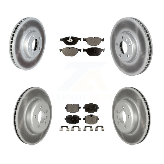 [Avant + Arrière] Kit de disque (revêtu) et plaquette (semi-métallique) de frein pour BMW 550i xDrive 650i Gran Coupe KGF-102553