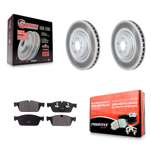 [Avant] Kit de disque (revêtu) et plaquette (semi-métallique) de frein pour Mercedes-Benz ML550 GLE550e KGF-102560