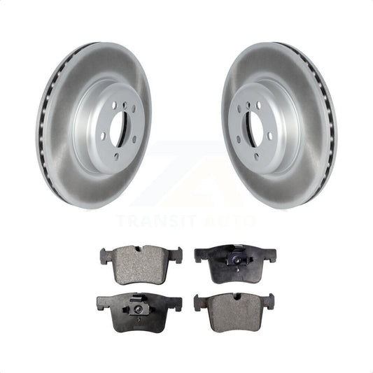 [Avant] Kit de disque (revêtu) et plaquette (semi-métallique) de frein pour 2018-2019 BMW 330i GT xDrive avec 370mm Diameter Rotor KGF-102569 par Transit Auto