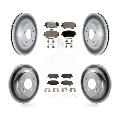[Avant + Arrière] Kit de disque (revêtu) et plaquette (semi-métallique) de frein pour Kia Niro Hyundai Ioniq KGF-102585