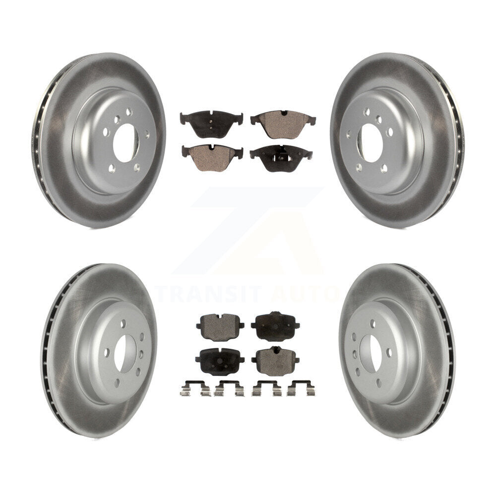 [Avant + Arrière] Kit de disque (revêtu) et plaquette (semi-métallique) de frein pour BMW 535i 640i Gran Coupe xDrive KGF-102600