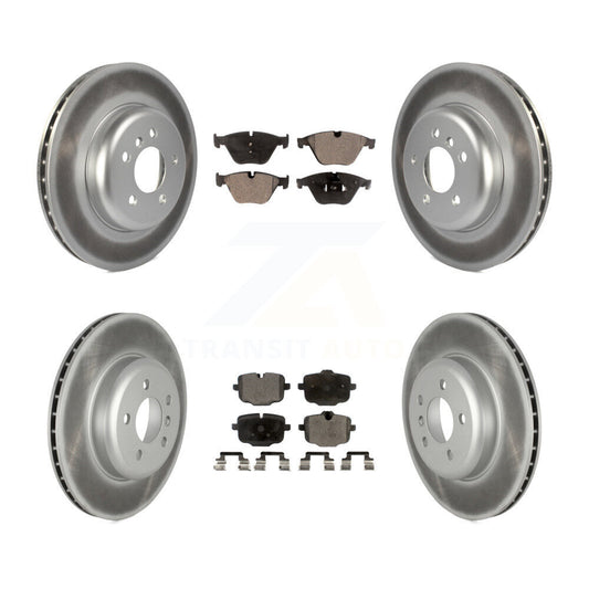 [Avant + Arrière] Kit de disque (revêtu) et plaquette (semi-métallique) de frein pour BMW 535i 640i Gran Coupe xDrive KGF-102600
