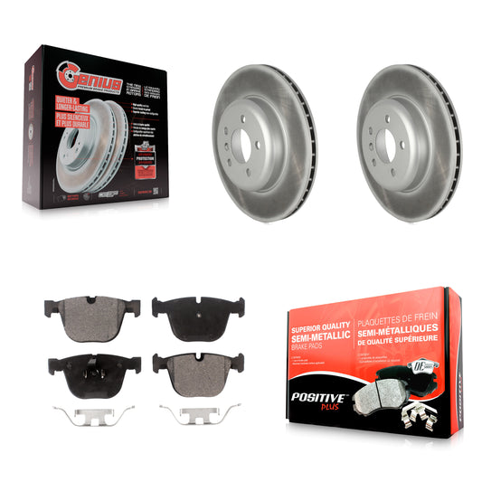 [Arrière] Kit de disque (revêtu) et plaquette (semi-métallique) de frein pour BMW 740Li 740i 535i GT xDrive ActiveHybrid 7 KGF-102617