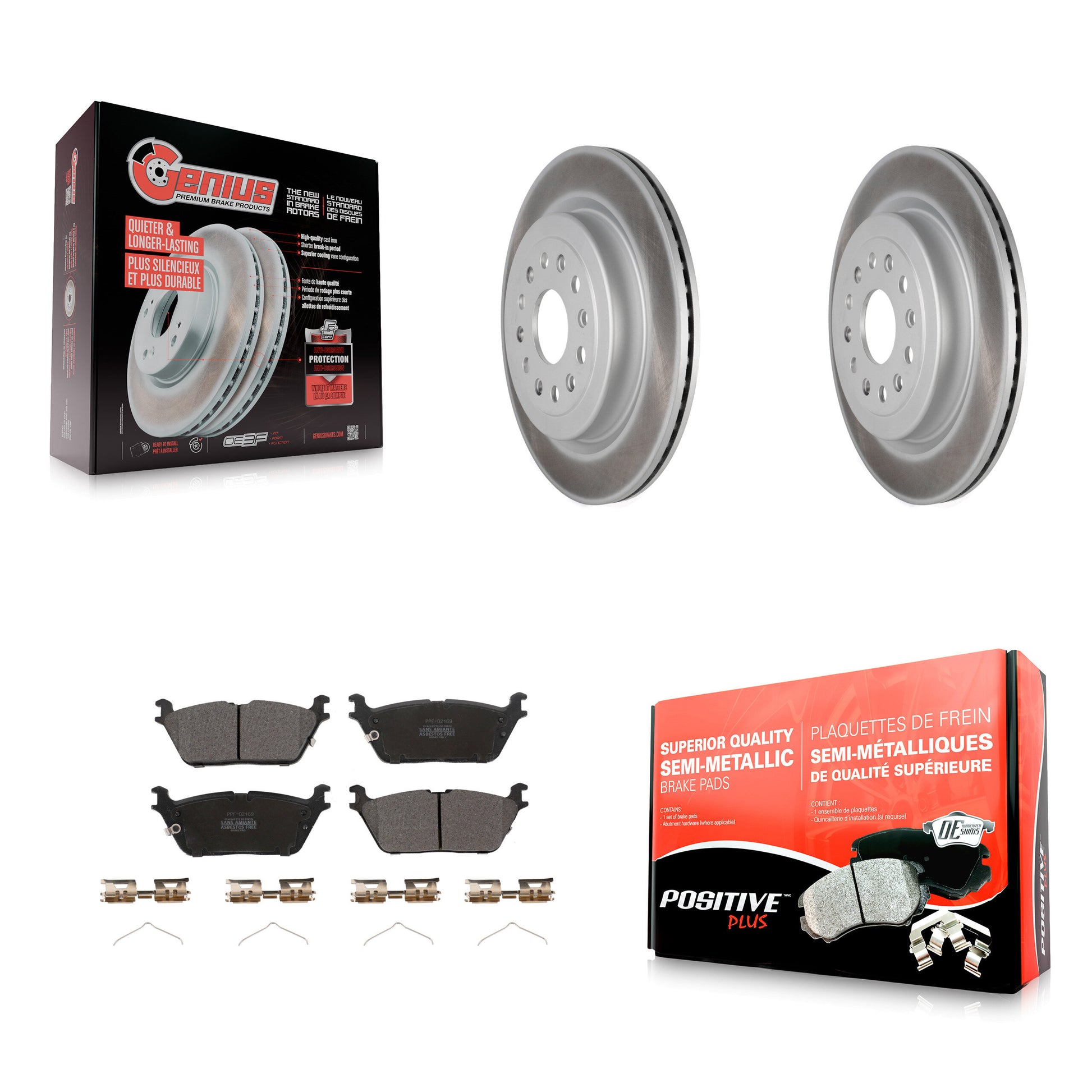 [Arrière] Disque et plaquette de frein pour Ram 1500 KGF-102650