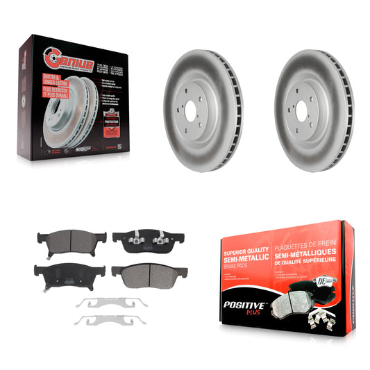 [Avant] Kit de disque (revêtu) et plaquette (semi-métallique) de frein pour 2019-2022 Subaru Ascent KGF-102665