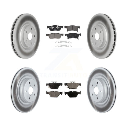 [Avant + Arrière] Kit de disque (revêtu) et plaquette (semi-métallique) de frein pour 2019-2022 Subaru Ascent KGF-102680