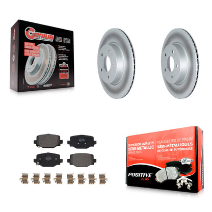 [Arrière] Kit de disque (revêtu) et plaquette (semi-métallique) de frein pour INFINITI QX50 QX55 KGF-102683