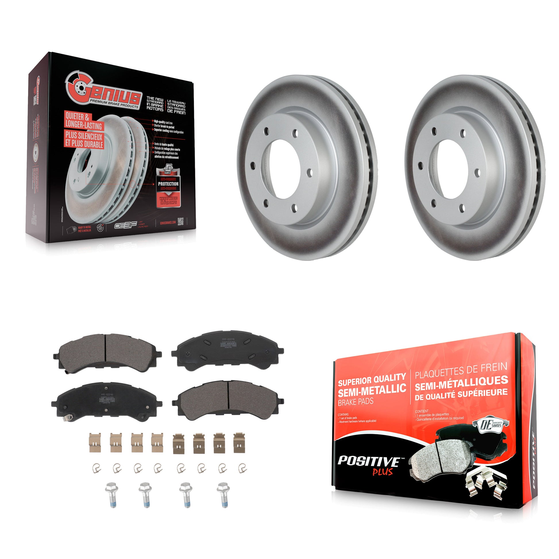 [Avant] Disque et plaquette de frein pour Ford Ranger Bronco KGF-102693