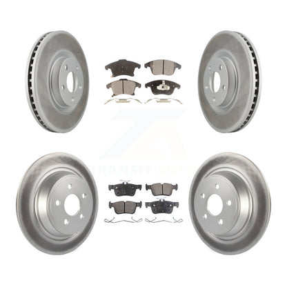 [Avant + Arrière] Kit de disque (revêtu) et plaquette (semi-métallique) de frein pour 2019-2020 Ford Police Responder Hybrid SSV Plug-In KGF-102705