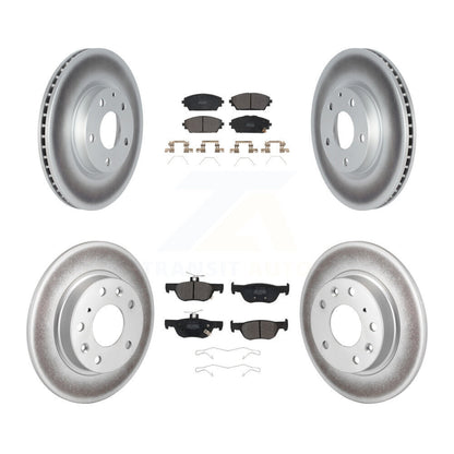 [Avant + Arrière] Kit de disque (revêtu) et plaquette (semi-métallique) de frein pour Mazda 3 KGF-102708