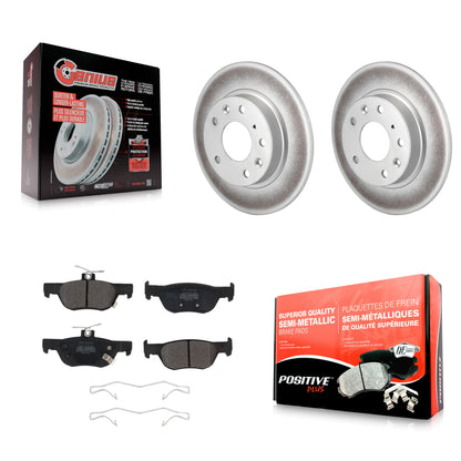 [Arrière] Kit de disque (revêtu) et plaquette (semi-métallique) de frein pour Mazda 3 CX-30 KGF-102710