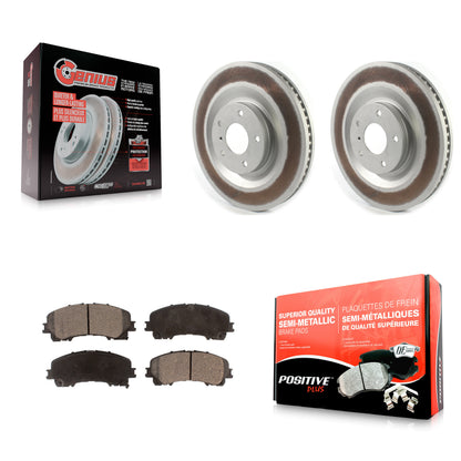 [Avant] Kit de disque (revêtu) et plaquette (semi-métallique) de frein pour INFINITI QX50 QX55 KGF-102716