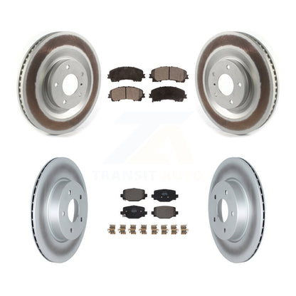 [Avant + Arrière] Kit de disque (revêtu) et plaquette (semi-métallique) de frein pour INFINITI QX50 QX55 KGF-102726