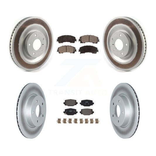 [Avant + Arrière] Kit de disque (revêtu) et plaquette (semi-métallique) de frein pour INFINITI QX50 QX55 KGF-102726