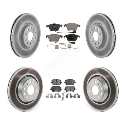 [Avant + Arrière] Kit de disque (revêtu) et plaquette (semi-métallique) de frein pour Volkswagen CC KGF-102733