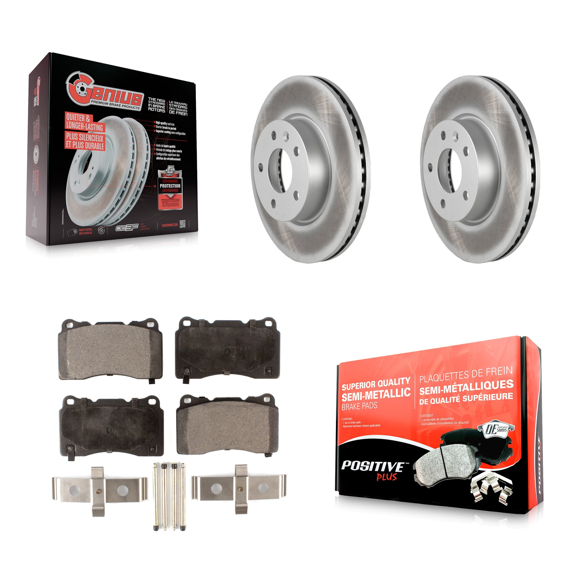 [Avant] Disque et plaquette de frein pour 2019 Cadillac ATS Base KGF-102745