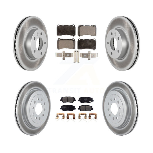 [Avant et Arrière] Disque et plaquette de frein pour 2019 Cadillac ATS Base KGF-102762