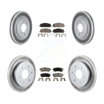 [Avant et Arrière] Disque et plaquette de frein pour Nissan Armada With Solid KGF-102771