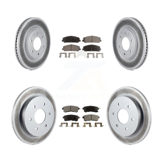 [Avant et Arrière] Disque et plaquette de frein pour Nissan Armada With Solid KGF-102771
