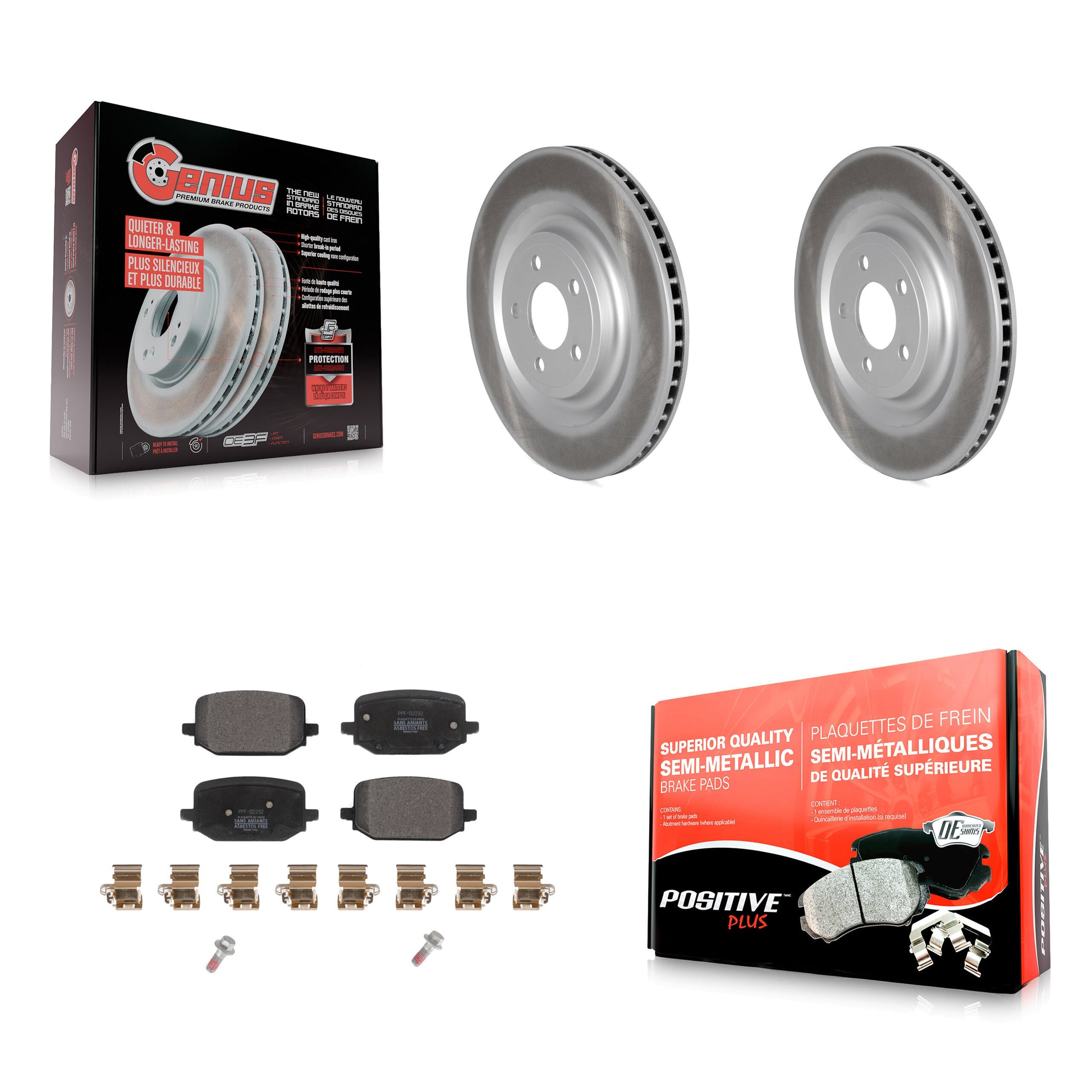[Arrière] Disque et plaquette de frein pour 2022-2023 Ford Explorer 3.3L KGF-102774