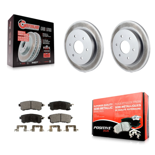 [Arrière] Disque et plaquette de frein pour 2017-2019 Nissan Armada With Solid Rotor KGF-102779