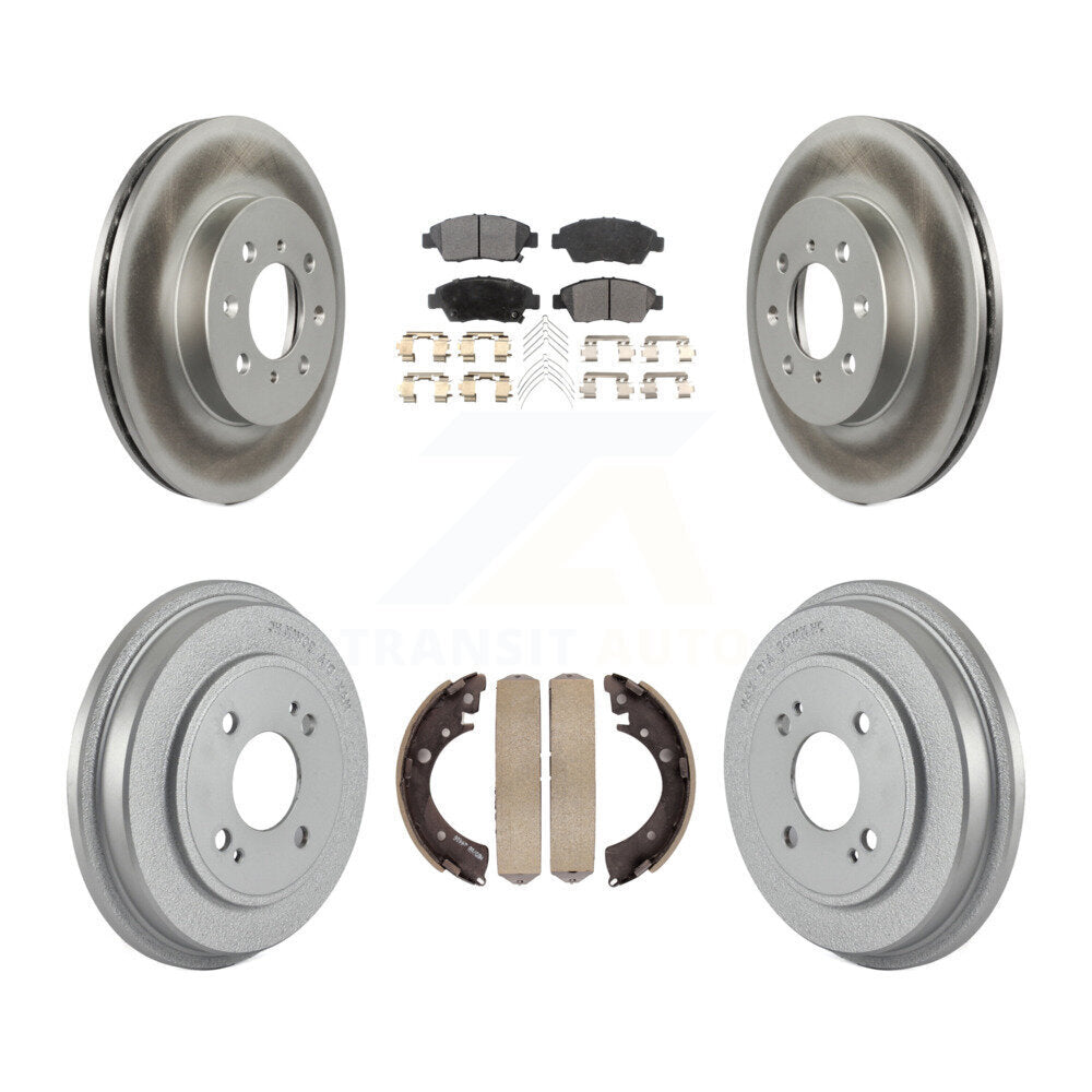 [Avant et Arrière] Disque et plaquette de frein pour Honda Civic With 4 Lug Wheels KGF-102781