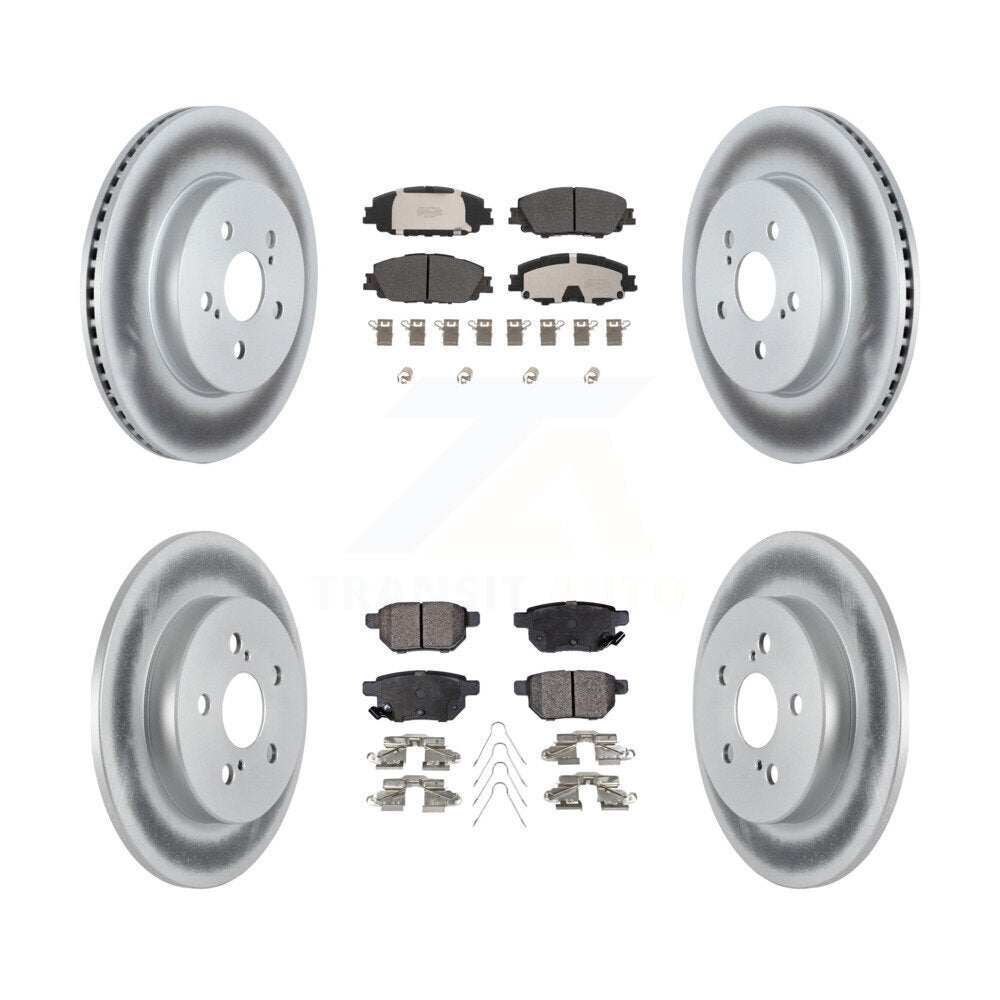 [Avant et Arrière] Disque et plaquette de frein pour 2019 Toyota Corolla 2.0L KGF-102803