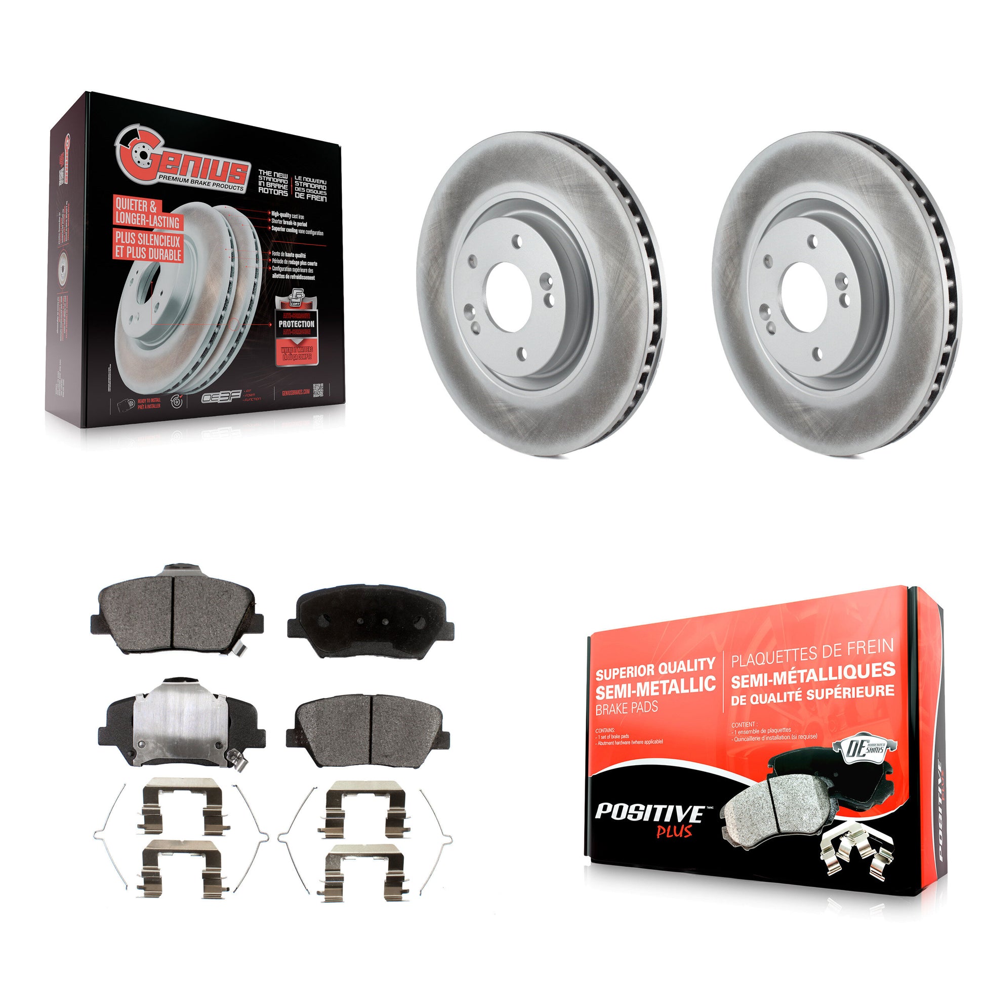 [Avant] Disque et plaquette de frein pour 2019-2022 Hyundai Nexo KGF-102850