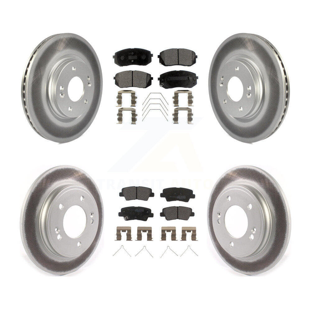[Avant et Arrière] Disque et plaquette de frein pour Kia Forte Hyundai Veloster Forte5 KGF-102866