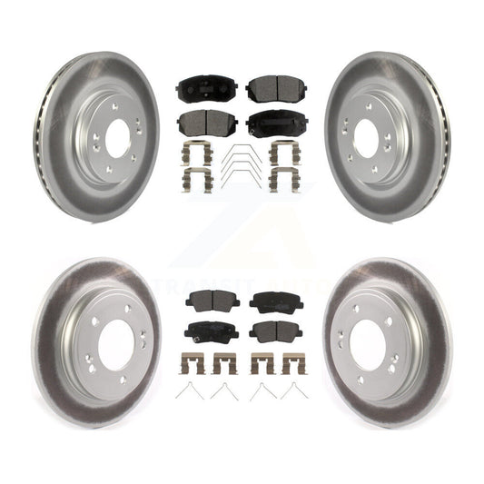 [Avant et Arrière] Disque et plaquette de frein pour Kia Forte Hyundai Veloster Forte5 KGF-102866