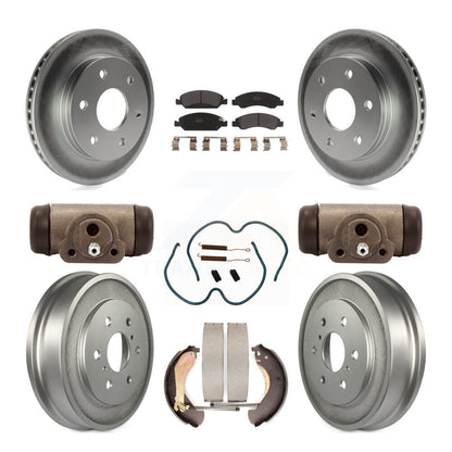 [Avant et Arrière] Disque et plaquette de frein pour GMC Sierra 1500 KGF-102895