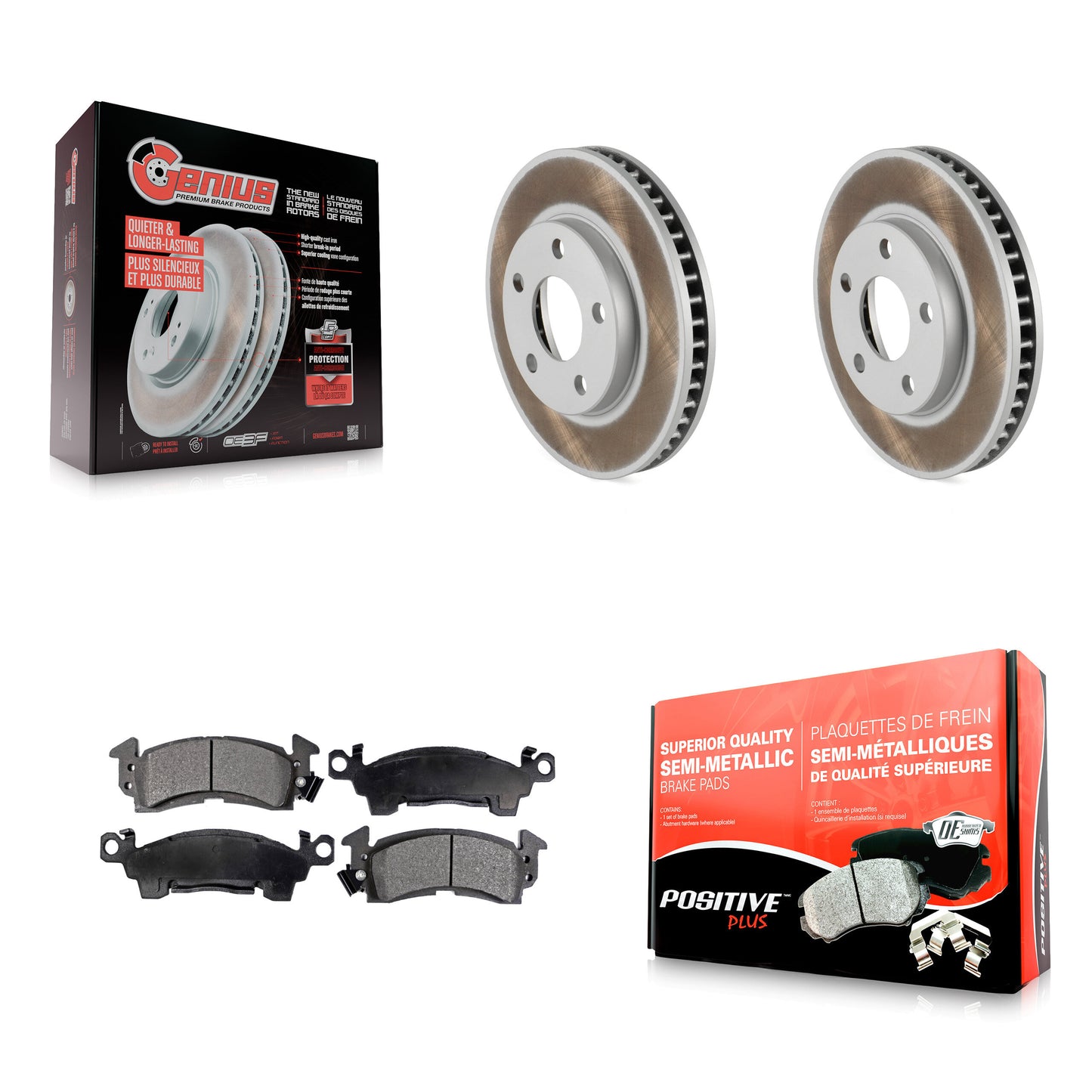 [Avant] Disque et plaquette de frein pour 92-93 Cadillac Commercial Chassis 5.7L KGF-102931