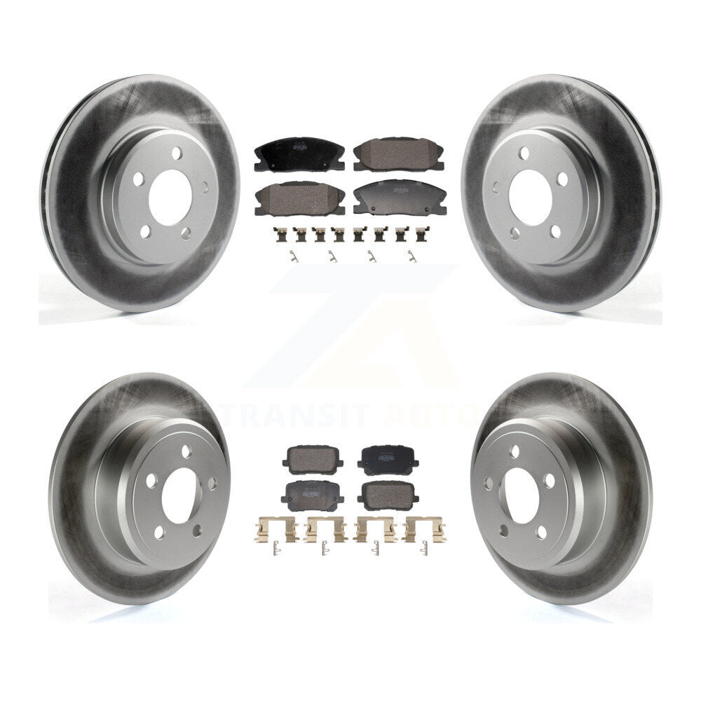 [Avant et Arrière] Disque et plaquette de frein pour 2014 Dodge Charger RWD with 3.6L KGF-102940