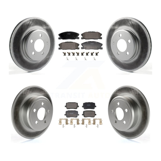 [Avant et Arrière] Disque et plaquette de frein pour 2014 Dodge Charger RWD with 3.6L KGF-102940