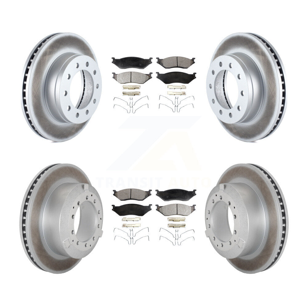 [Avant et Arrière] Disque et plaquette de frein pour Ford F-450 Super Duty F-550 CF500 KGF-102949