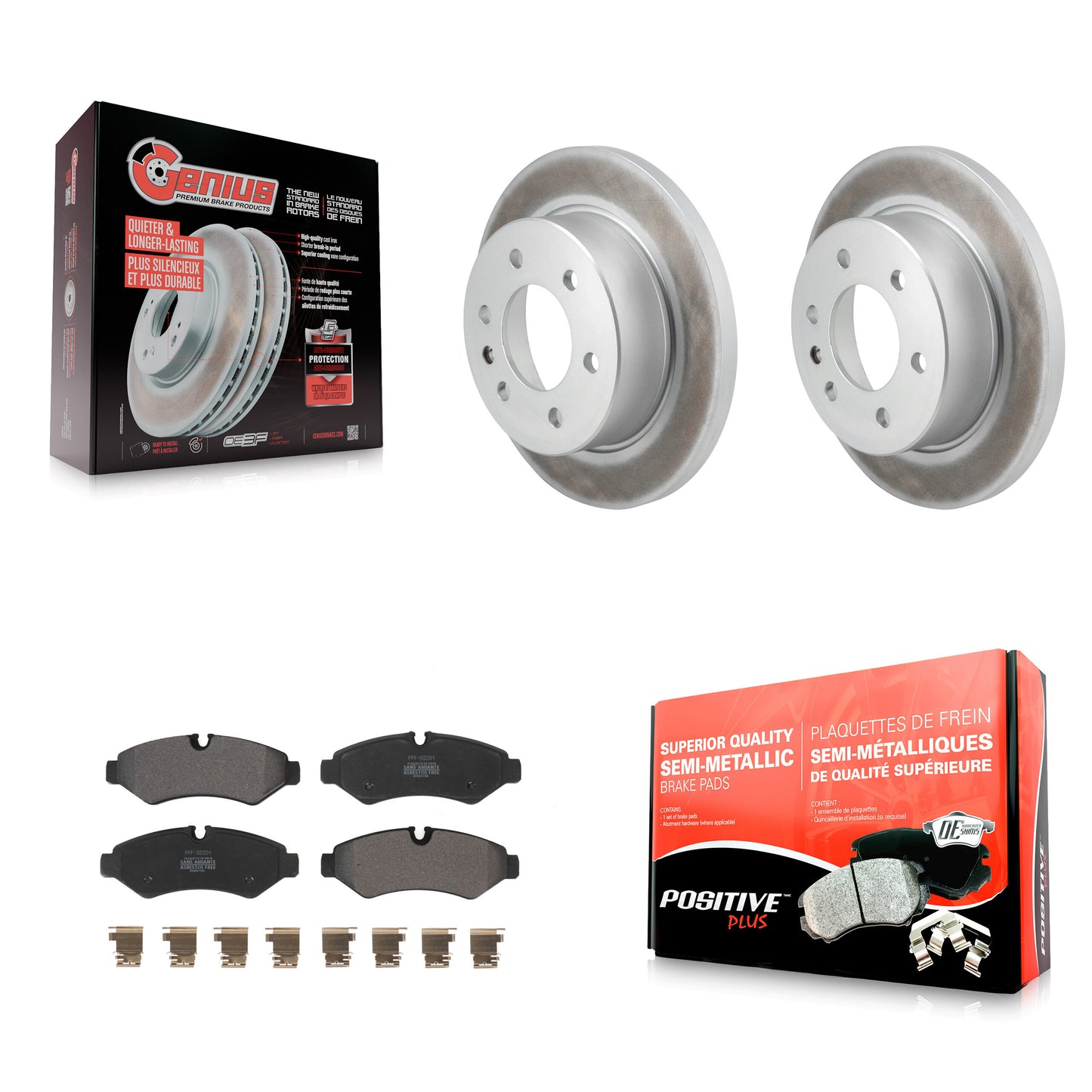[Arrière] Disque et plaquette de frein pour Mercedes-Benz Sprinter 2500 3500 1500 KGF-102962