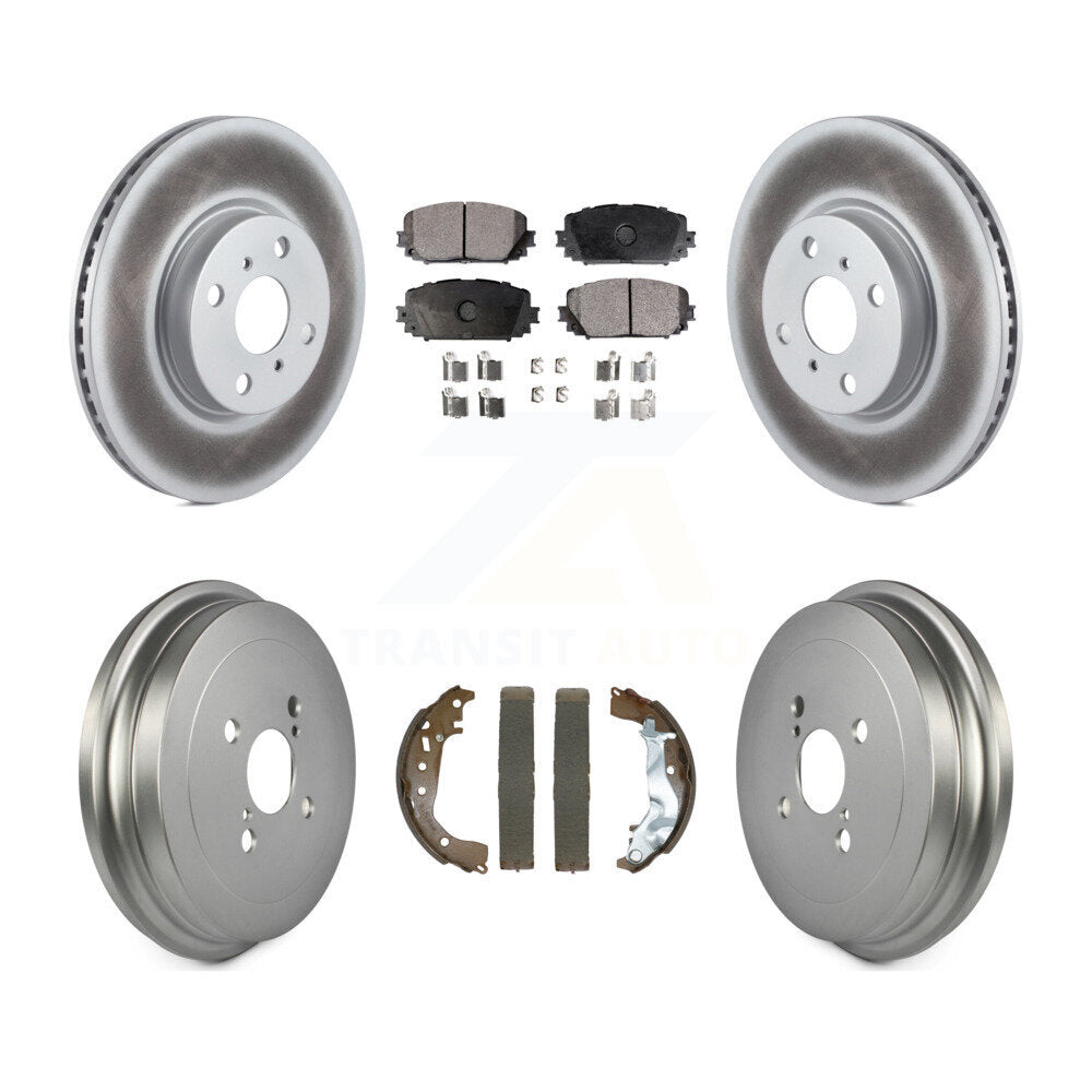 [Avant et Arrière] Disque et plaquette de frein pour Toyota Yaris Disc rear brakes KGF-102965
