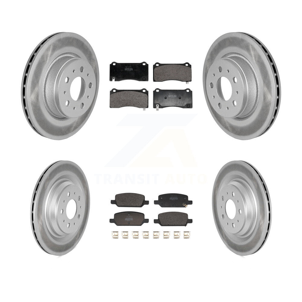 [Avant et Arrière] Disque et plaquette de frein pour Tesla 3 With Gray Painted Calipers KGF-102974