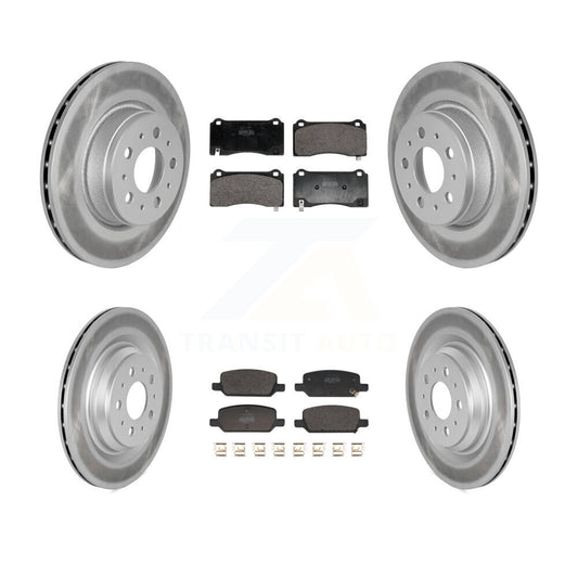 [Avant et Arrière] Disque et plaquette de frein pour Tesla 3 With Gray Painted Calipers KGF-102974