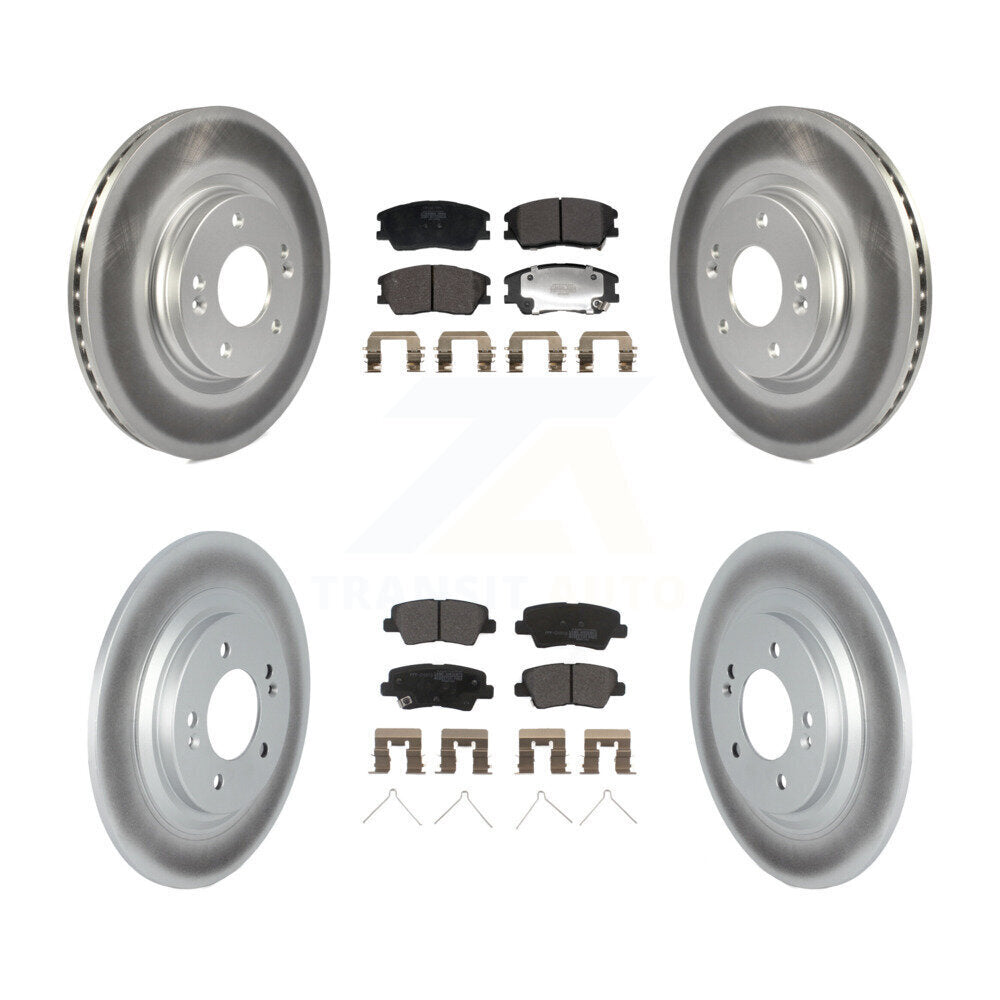 [Avant et Arrière] Disque et plaquette de frein pour 2020-2023 Kia Soul EV KGF-103002