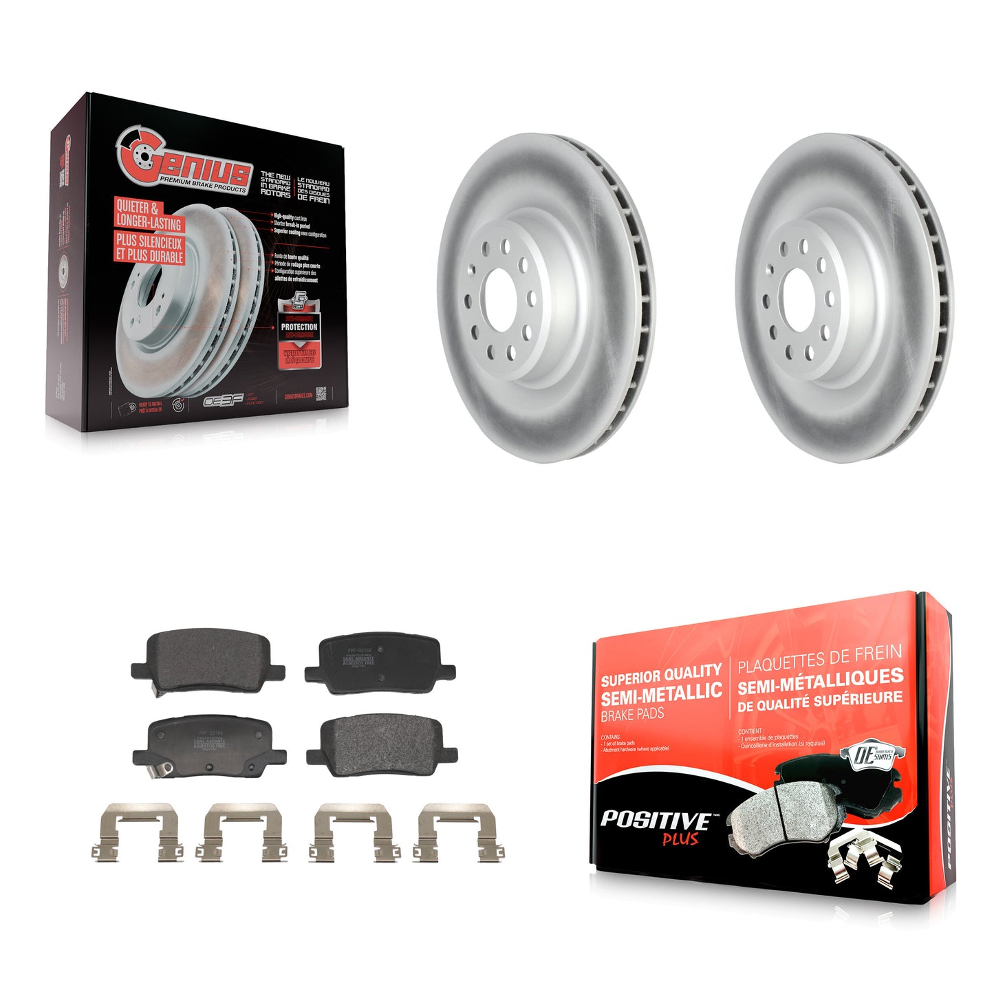 [Arrière] Disque et plaquette de frein pour Tesla X S With Single Piston Caliper KGF-103053