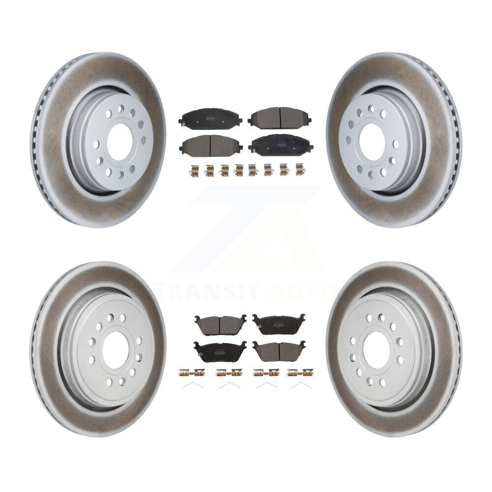 [Avant et Arrière] Disque et plaquette de frein pour Ram 1500 Jeep Wagoneer Grand L KGF-103112
