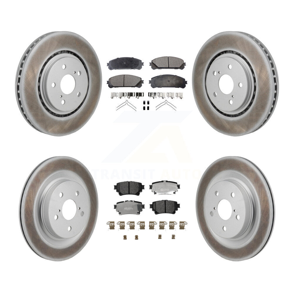 [Avant et Arrière] Disque et plaquette de frein pour Toyota Sienna RAV4 Prime bZ4X Lexus KGF-103115