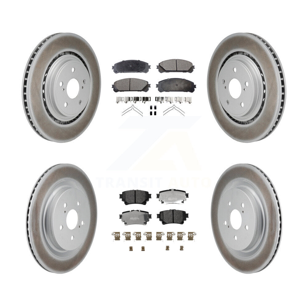 [Avant et Arrière] Disque et plaquette de frein pour 2020-2022 Toyota Highlander KGF-103116