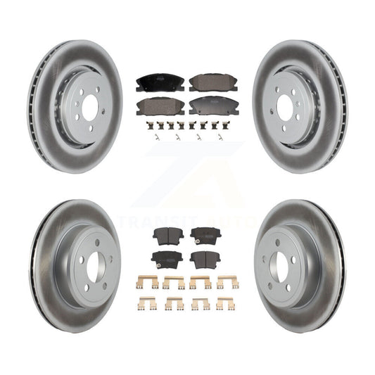 [Avant et Arrière] Disque et plaquette de frein pour 17-18 Dodge Charger RWD with 5.7L KGF-103140