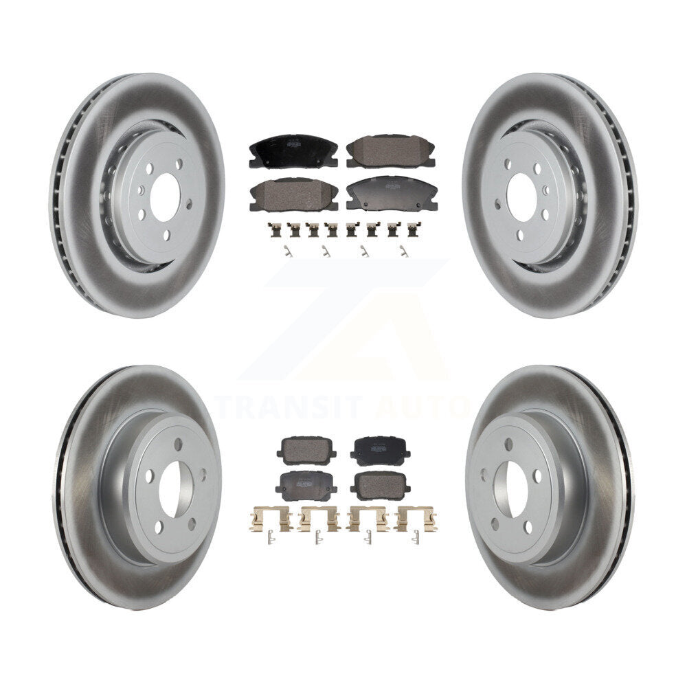 [Avant et Arrière] Disque et plaquette de frein pour 17-18 Dodge Charger RWD with 5.7L KGF-103141