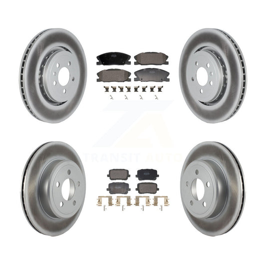 [Avant et Arrière] Disque et plaquette de frein pour 17-18 Dodge Charger RWD with 5.7L KGF-103141