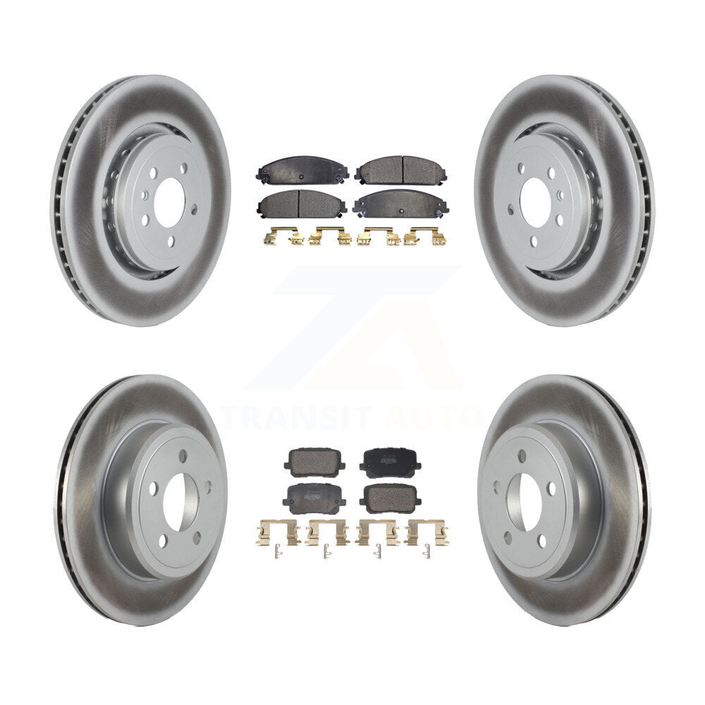 [Avant et Arrière] Disque et plaquette de frein pour 17-18 Dodge Charger RWD with 5.7L KGF-103142