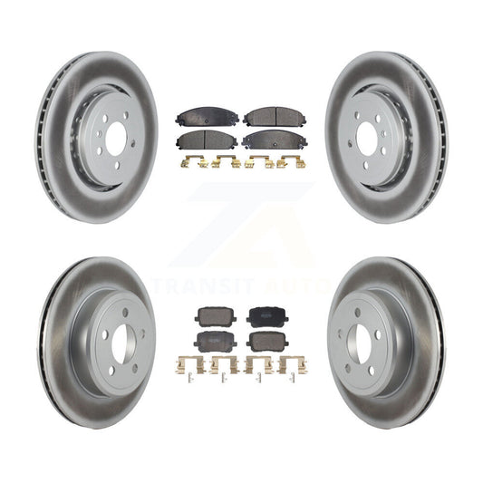 [Avant et Arrière] Disque et plaquette de frein pour 17-18 Dodge Charger RWD with 5.7L KGF-103142