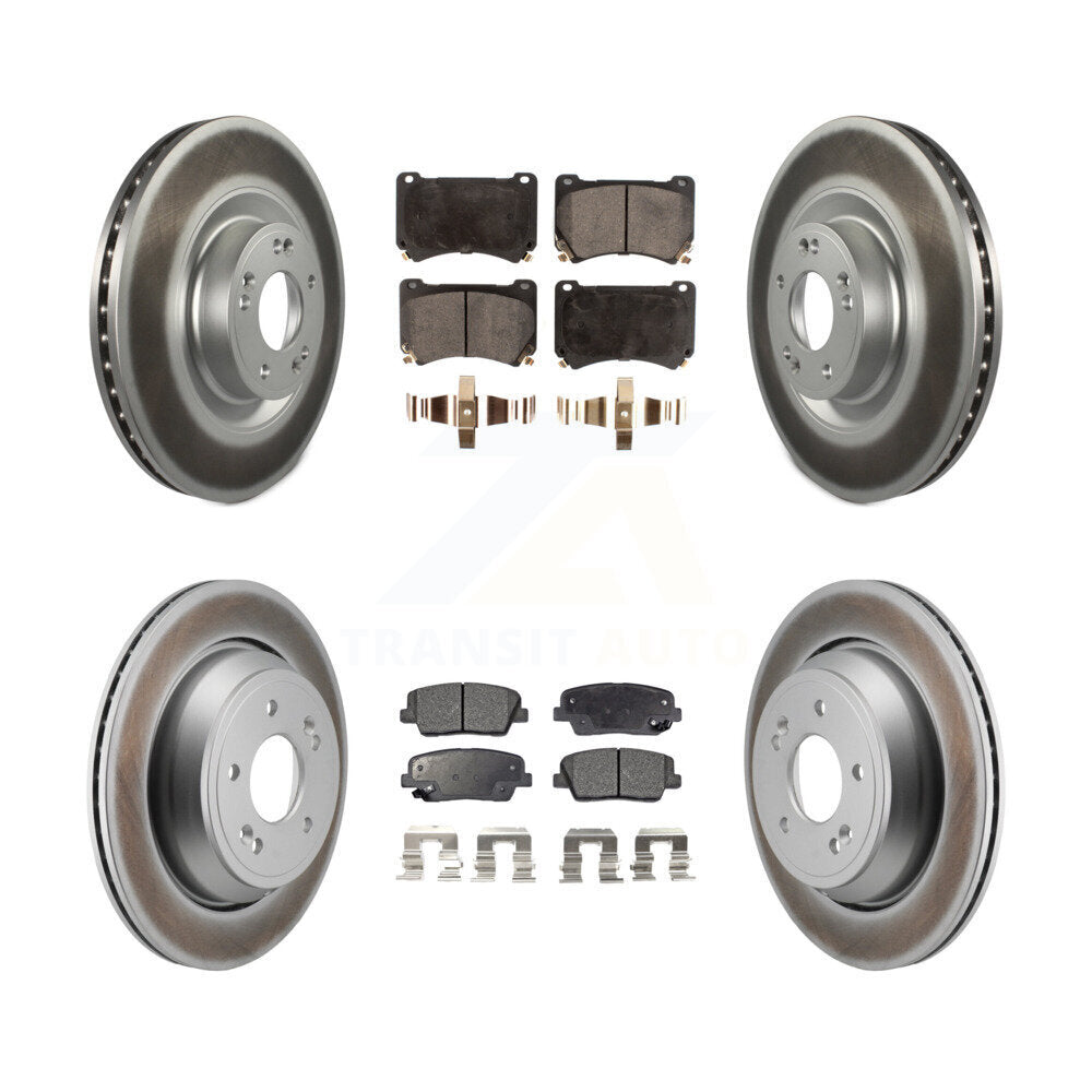 [Avant et Arrière] Disque et plaquette de frein pour 2011 Hyundai Equus KGF-103146